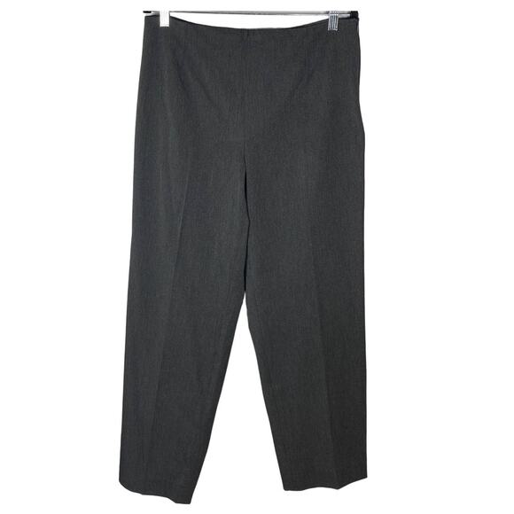 Talbots Womens Stretch Casual Pull On Wide Leg Trouser Pants Gray Size 12 - Picture 1 of 8